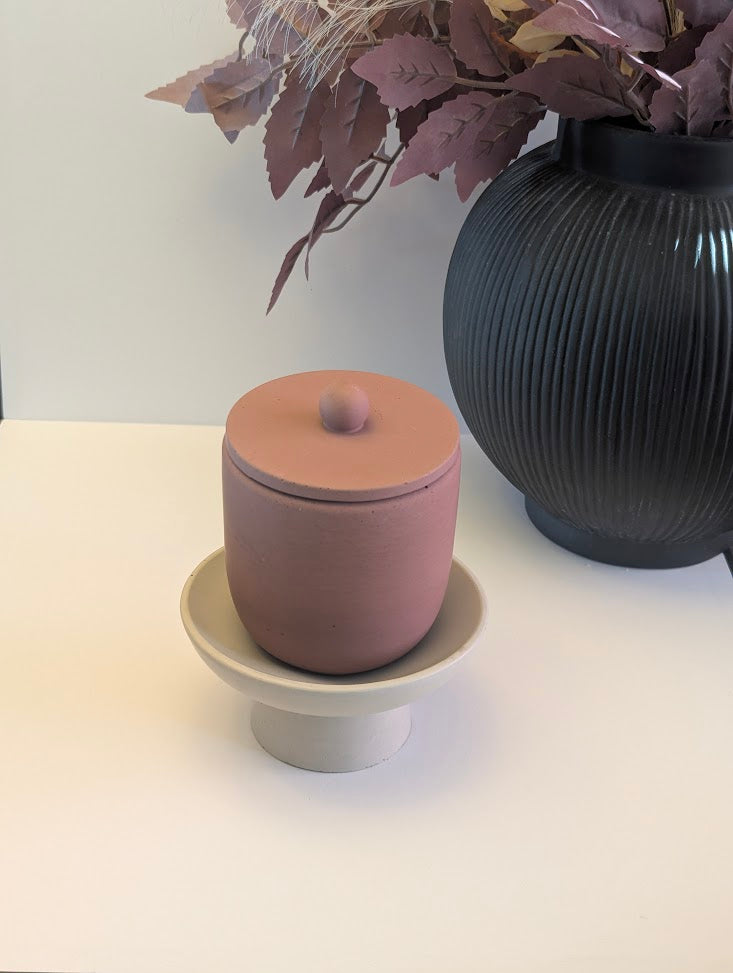 Ghosted & Toasted • Concrete Candle