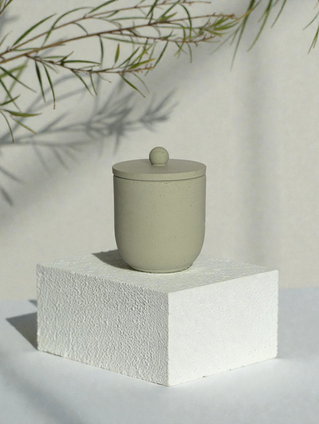 Namaste • Concrete Candle