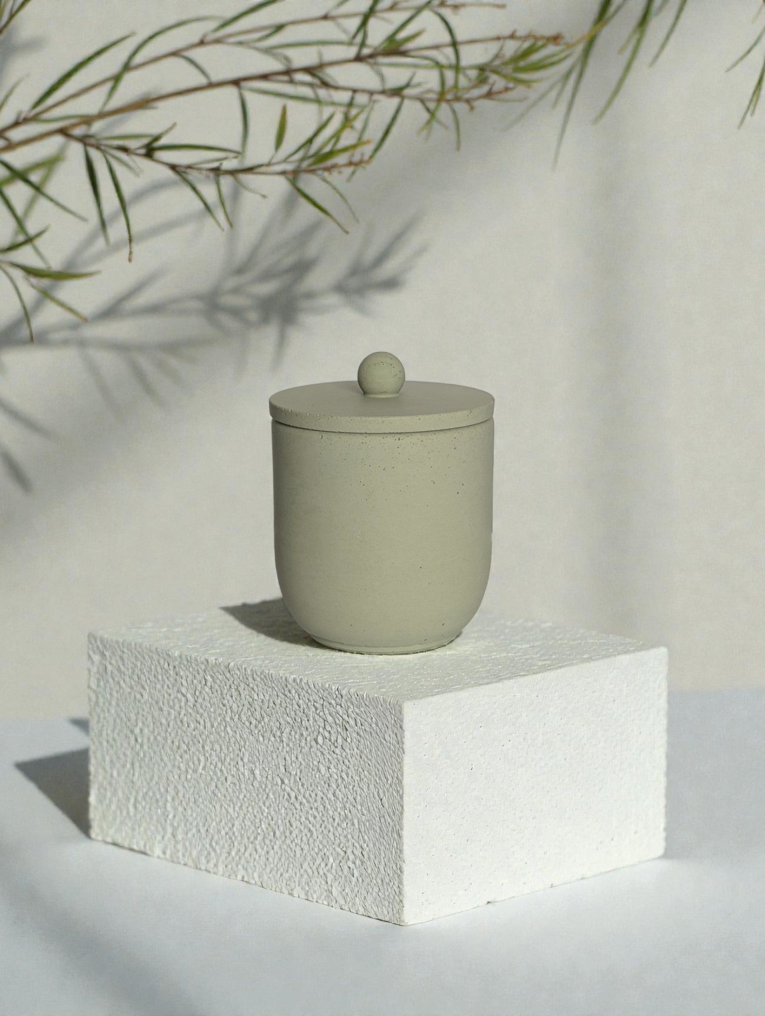 Namaste • Concrete Candle